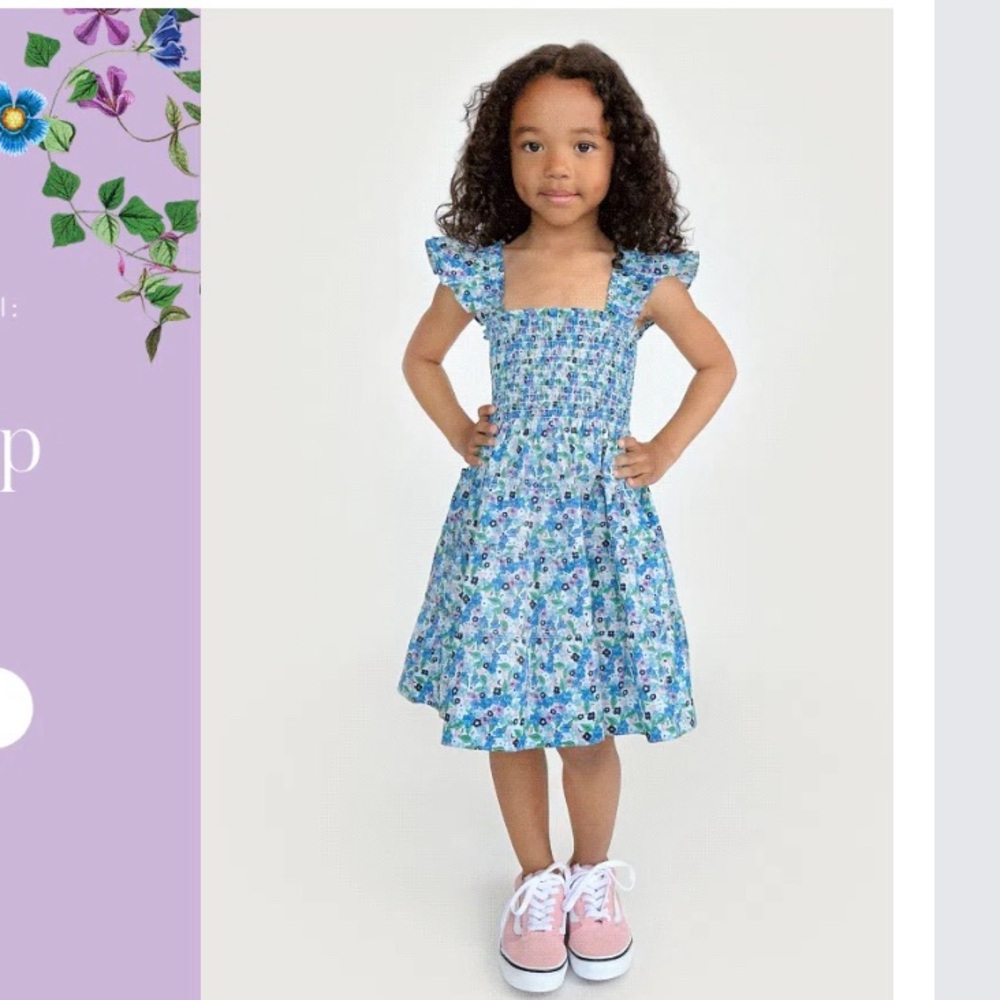 Hill House Home x Stephanie Fishwick The tiny Ellie Dress Beflowered size 3/4